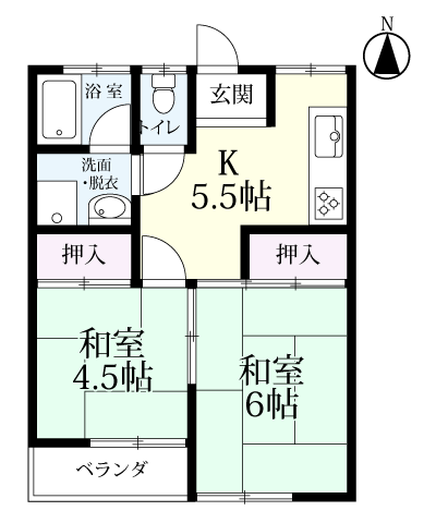 施工前間取り