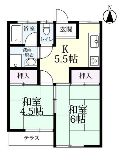 施工前間取り