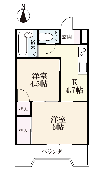施工前間取り
