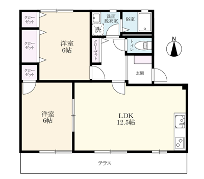 施工後間取り