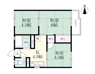 施工前間取り