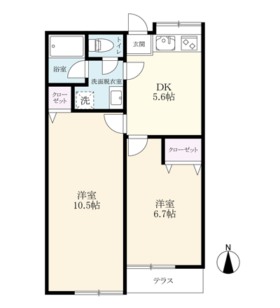 施工後間取り