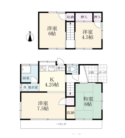 施工前間取り