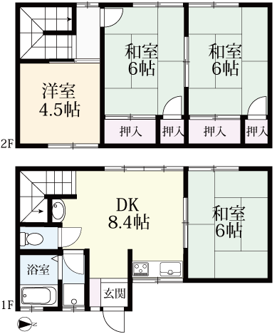 施工前間取り