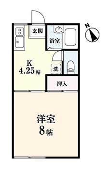 施工前間取り