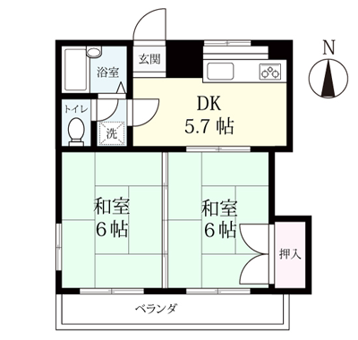 施工前間取り