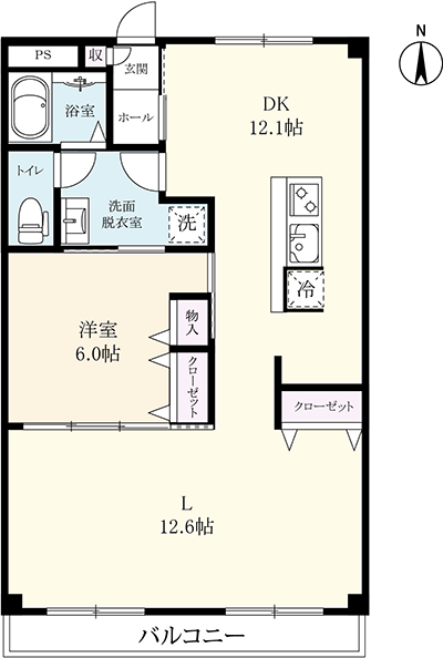 施工後間取り